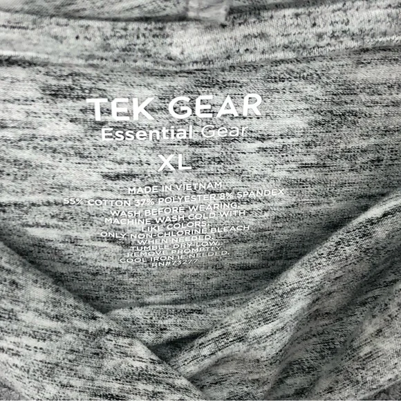 Tek Gear Hooded Tunic • Sz XL • Gray Heather • EUC - Picture 9 of 9